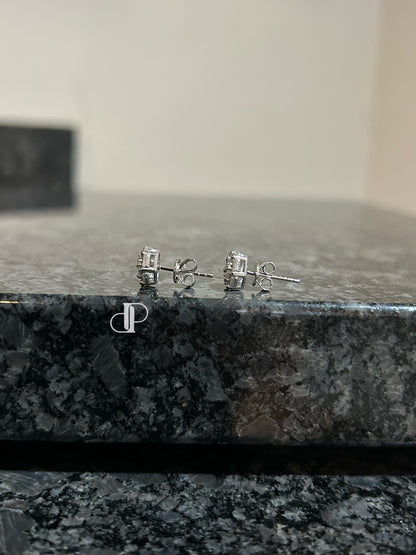 Custom Emerald Cut Earrings