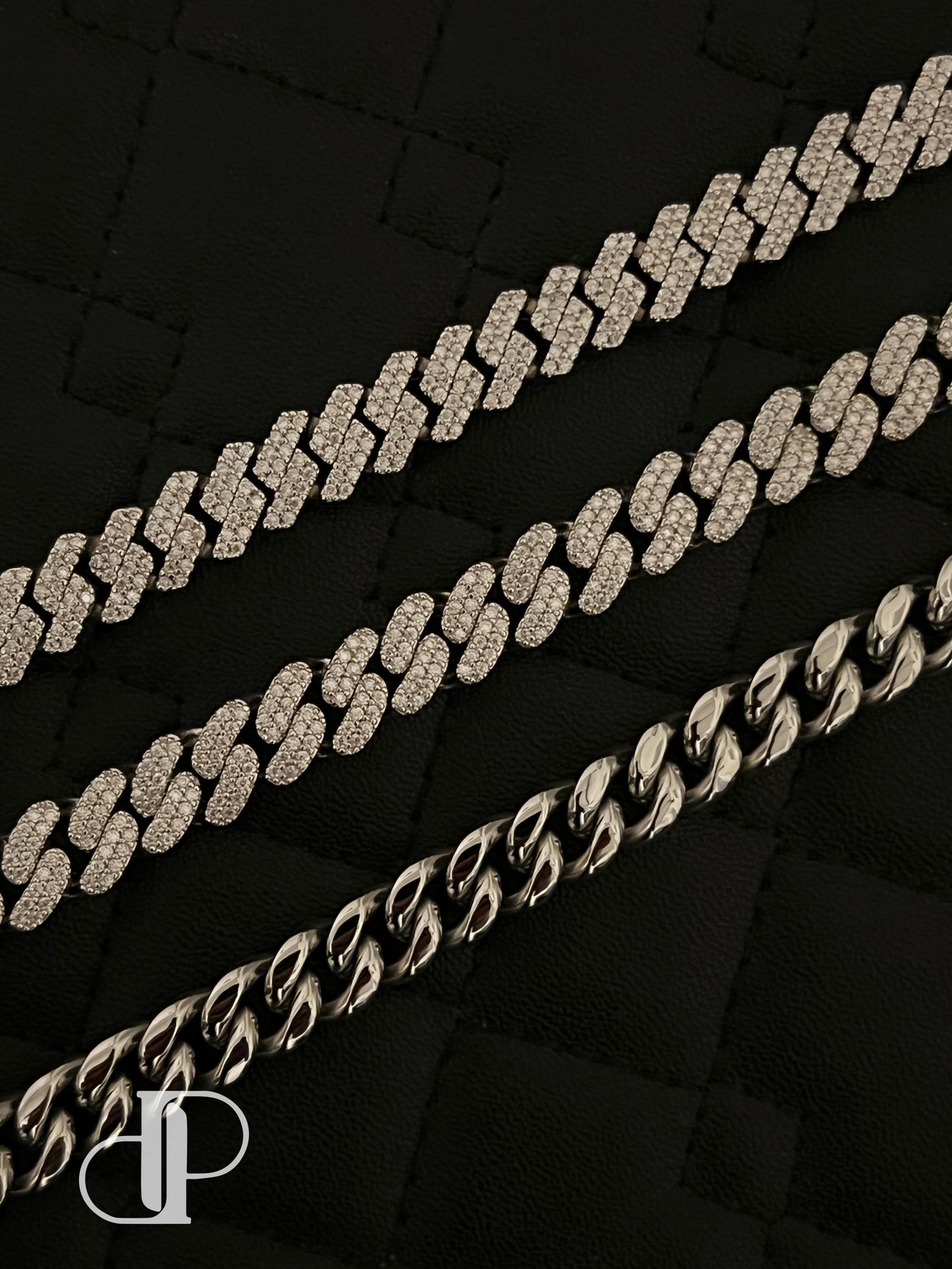 8mm Cuban Links (Round & Straight Edge)