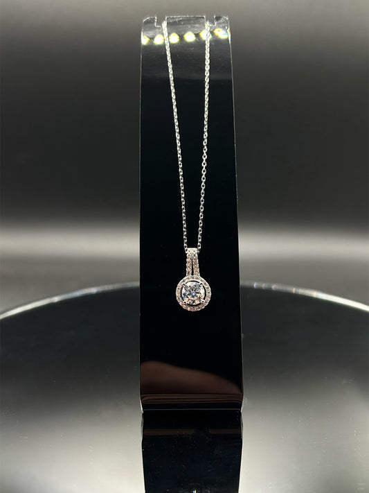 1.0ct Circle Pendant