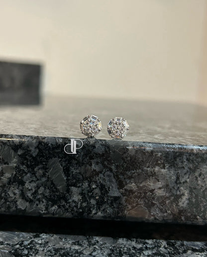 Custom Emerald Cut Earrings