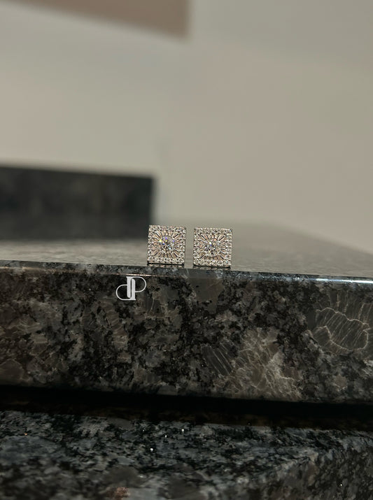 Square Stud Earrings